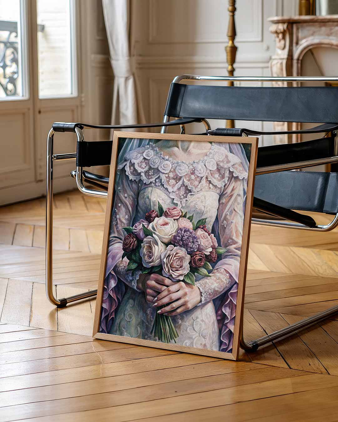 Romantische Bruidsbloemen Poster-WallArtistic