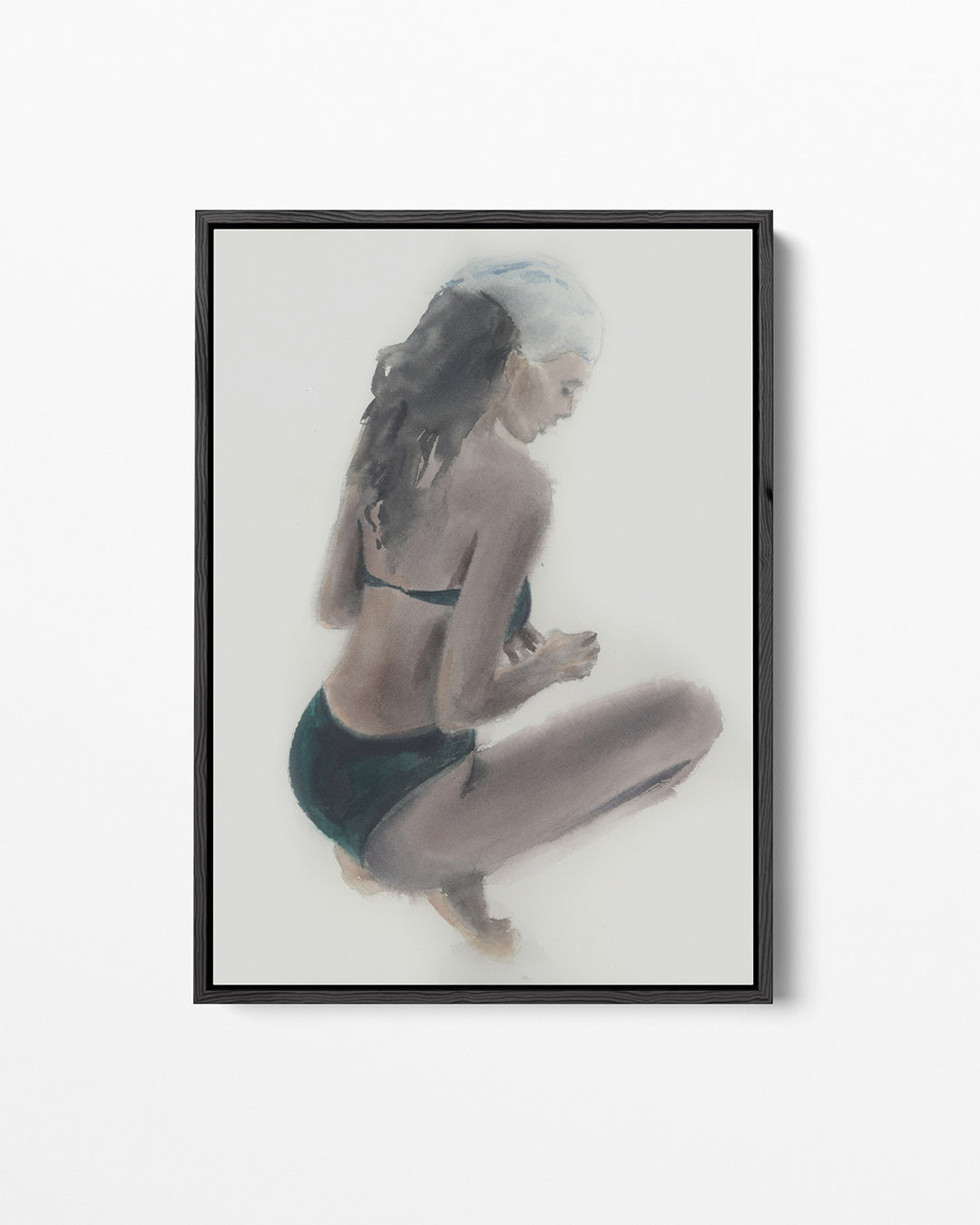Zittende vrouw Kunstwerk