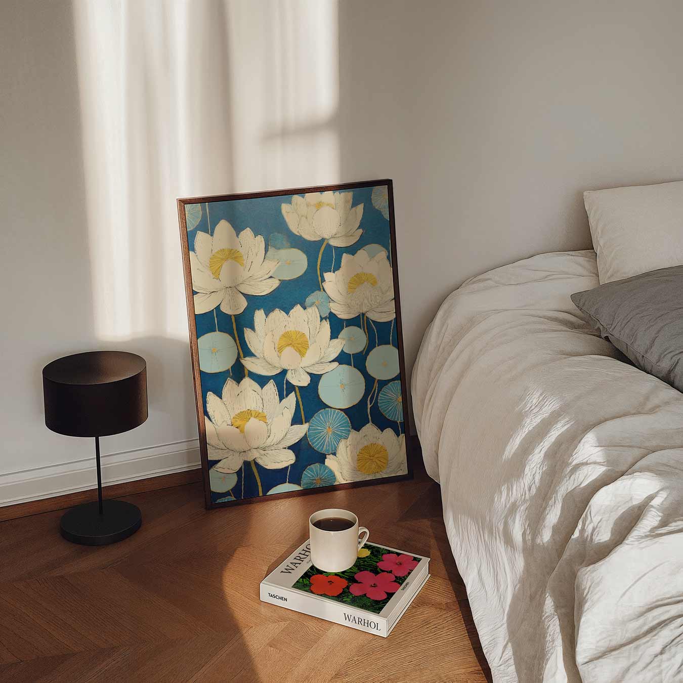 Bloeiende Lotus Droomposter-WallArtistic