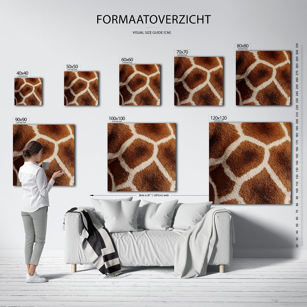 Organische patronen Kunstwerk