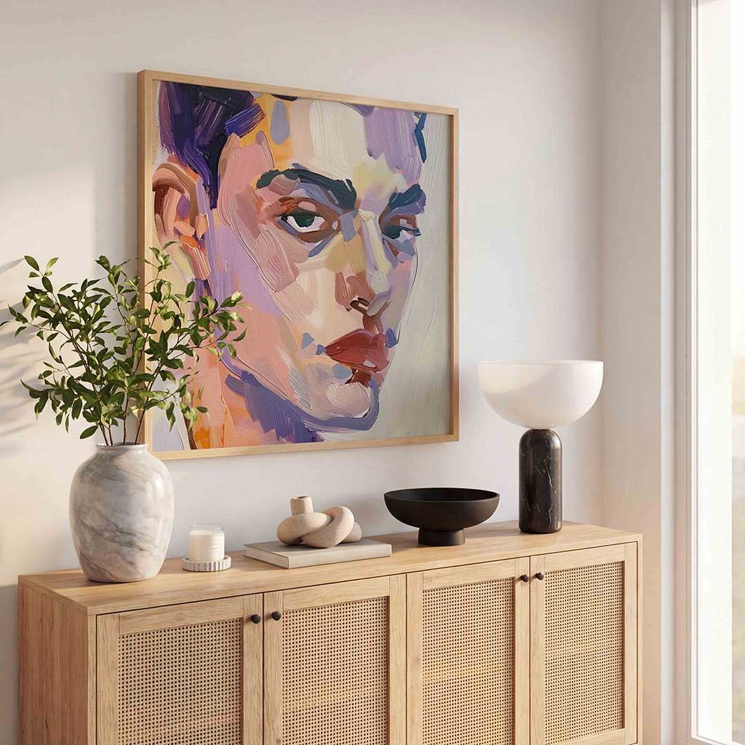 Abstract portret Poster