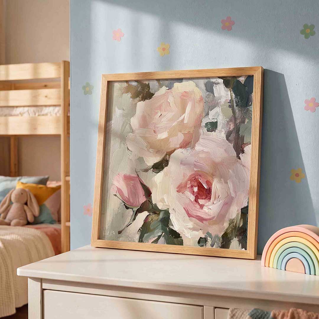 Rozen in zachte tinten Poster