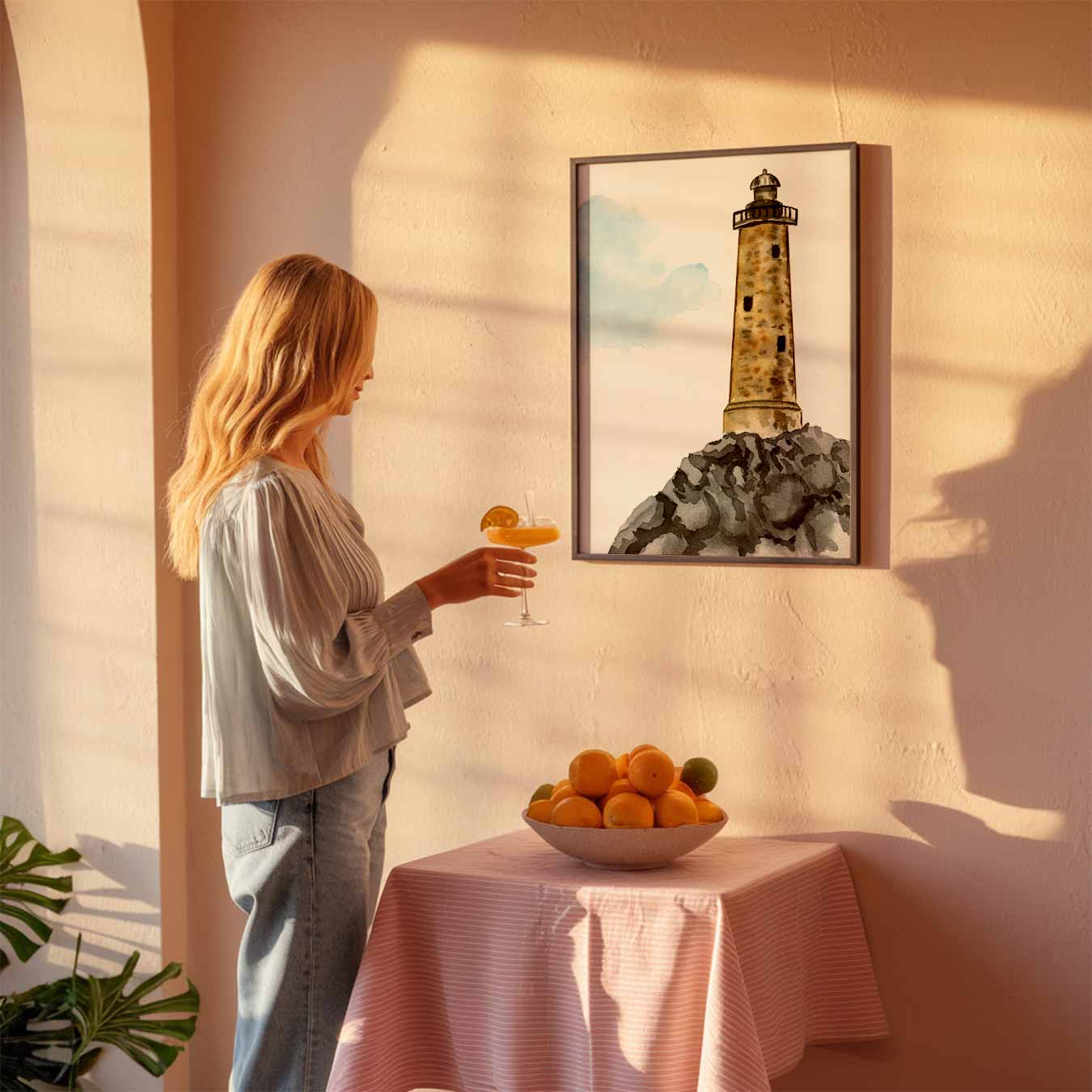 Vuurtoren Poster-WallArtistic