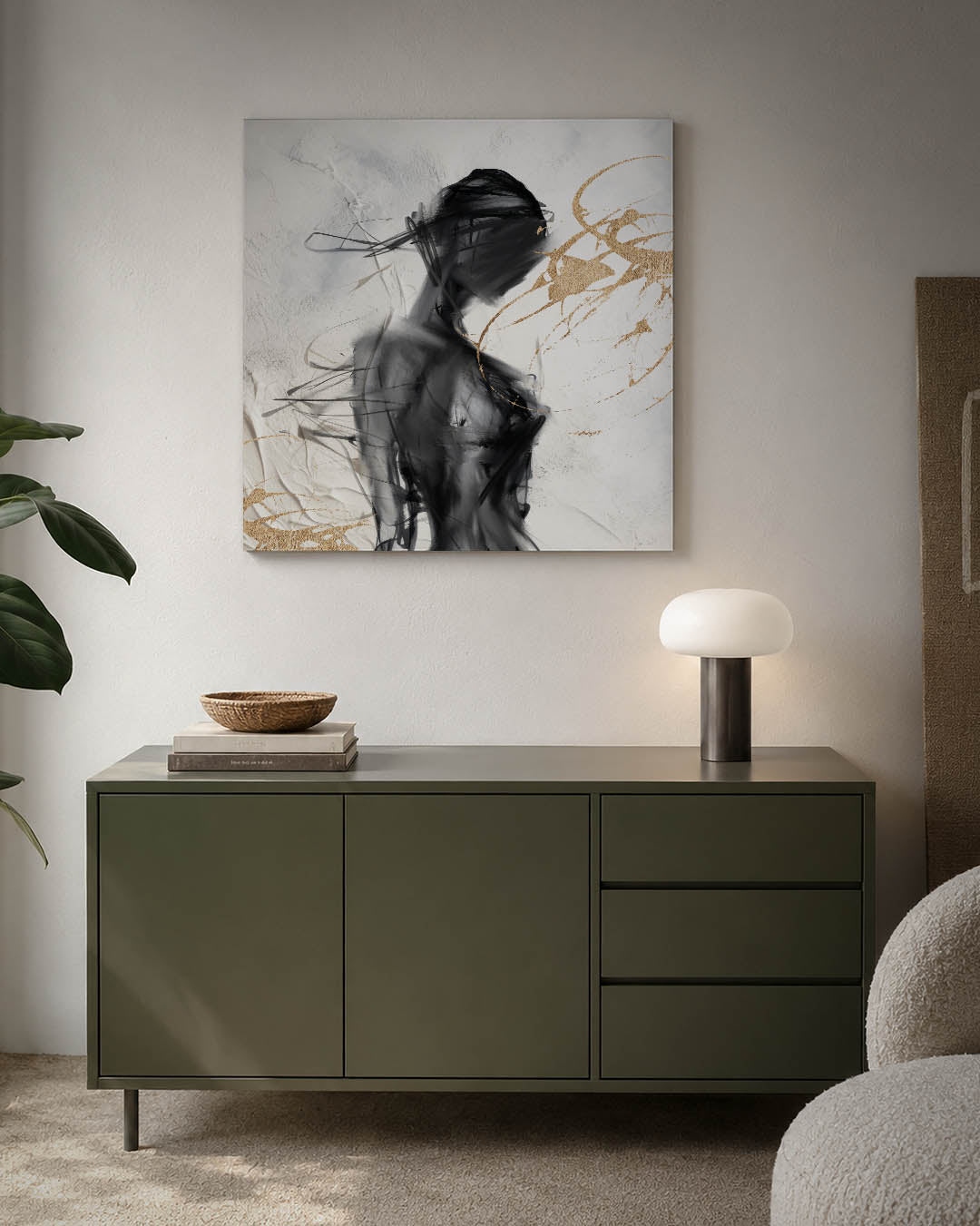 Dynamische vormen Kunstwerk