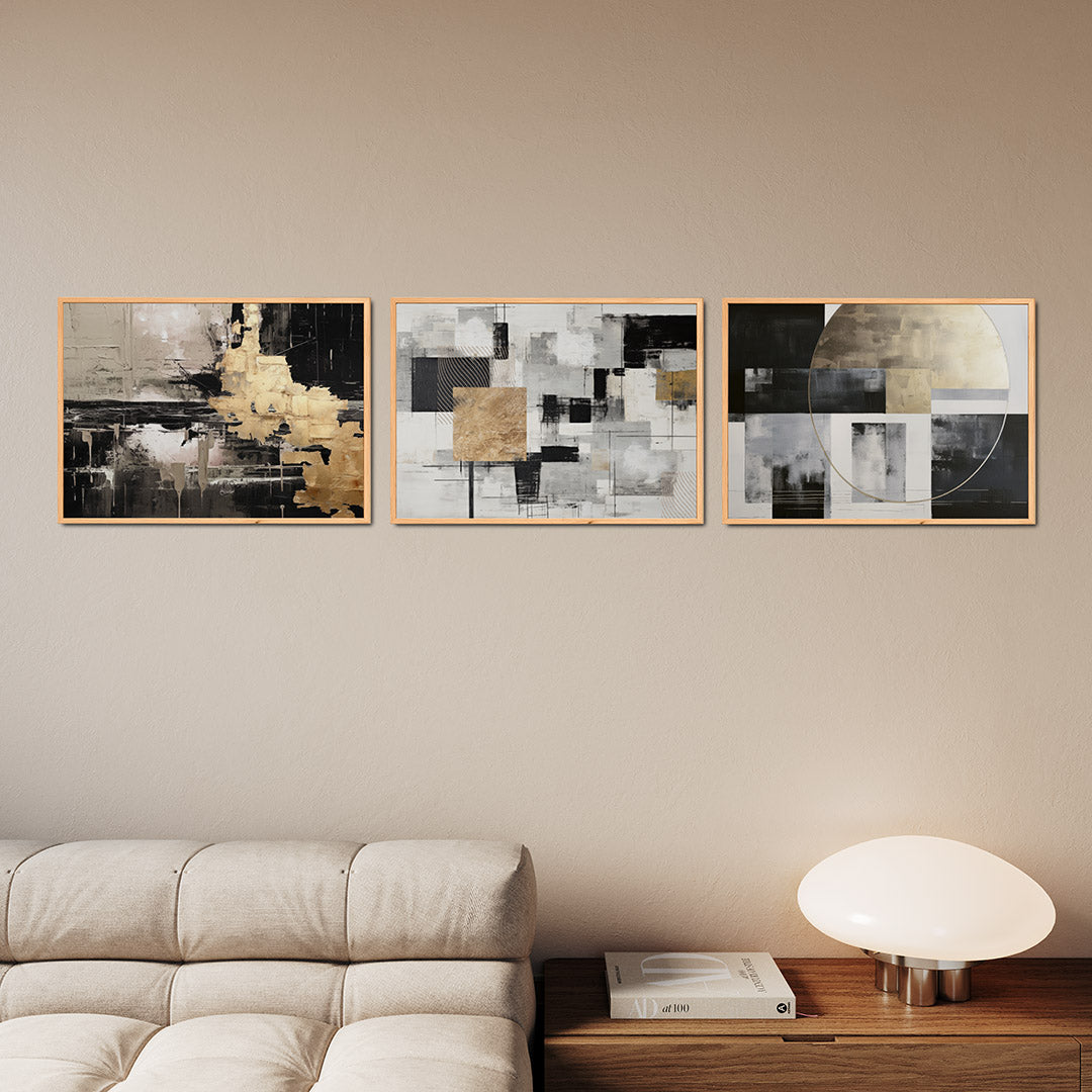 Gouden vormen Posterset