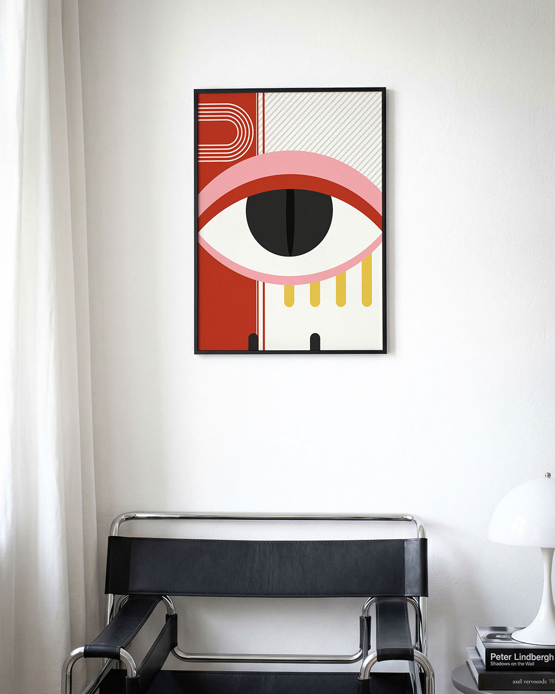 Oog en lijnen Poster