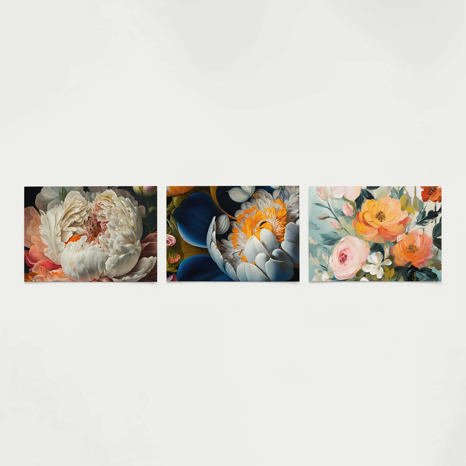 Bloemrijke overvloed Posterset