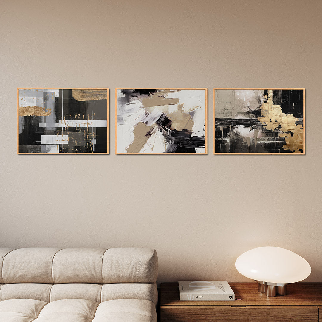 Gouden lijnenspel Posterset