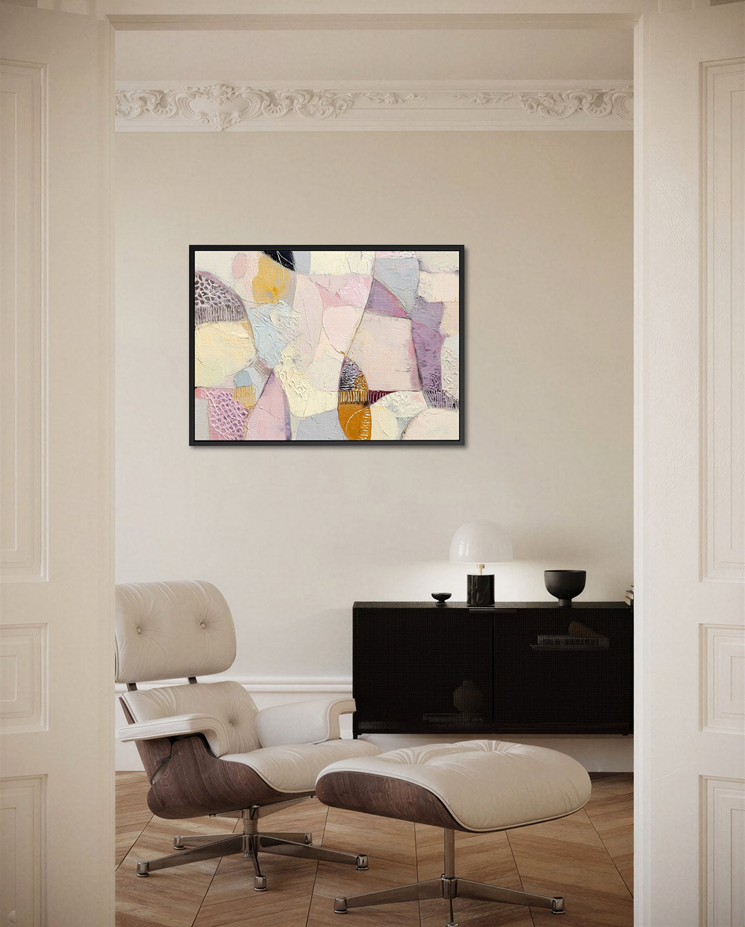 Organische vormen compositie Kunstwerk