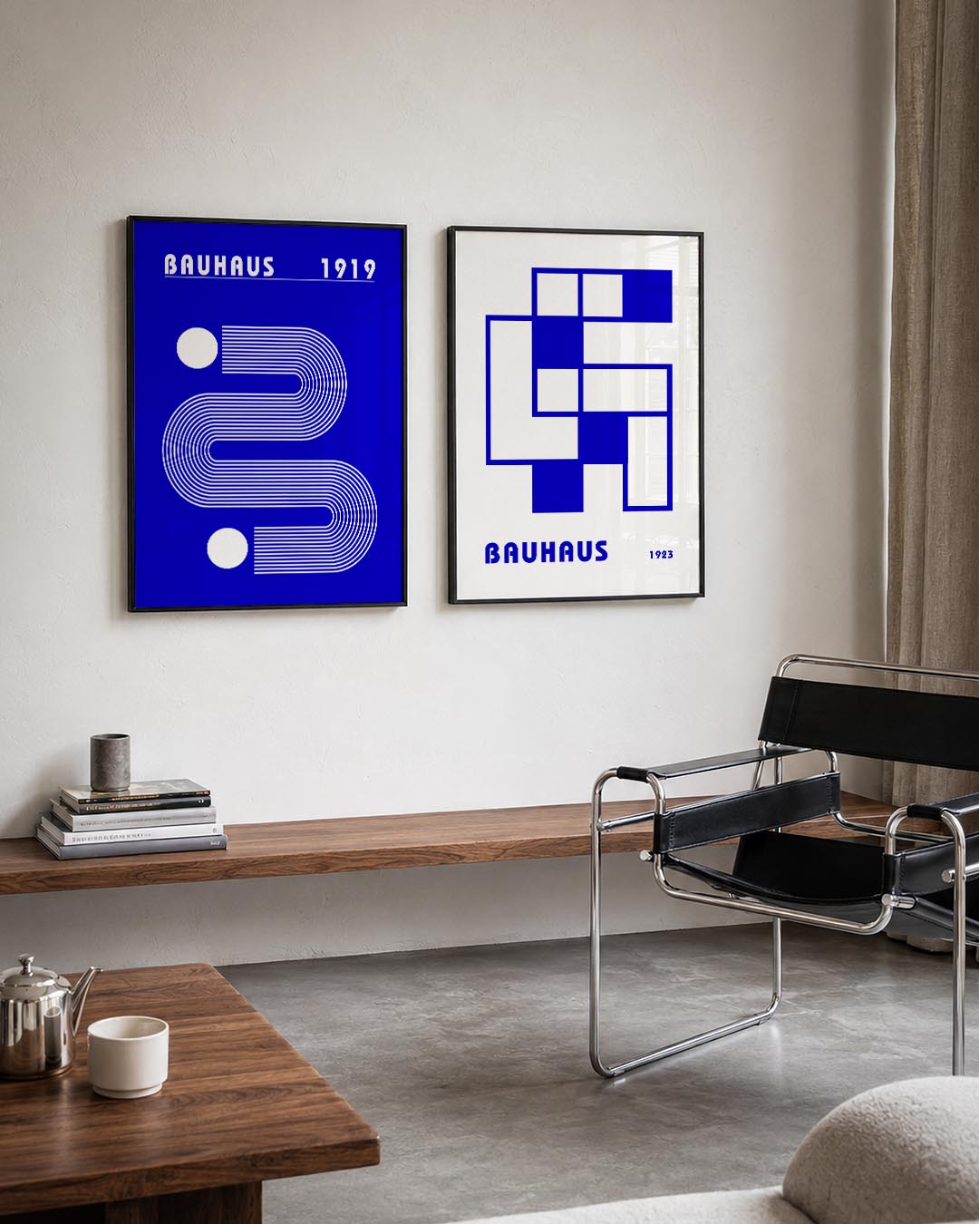 Lijnen en cirkel Posterset