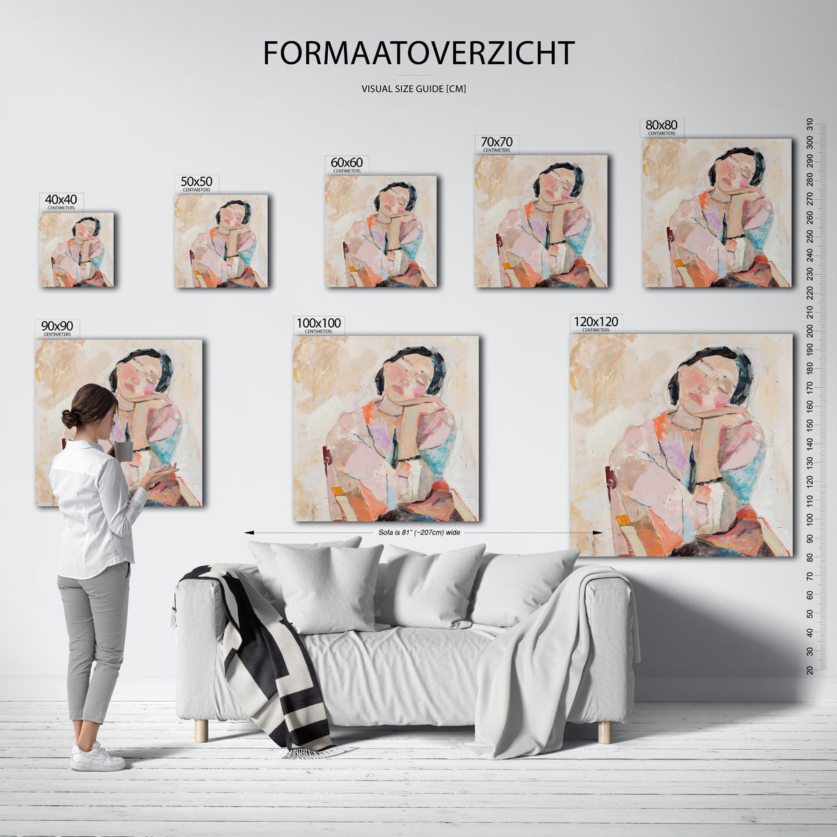 Dromerige vrouw Poster