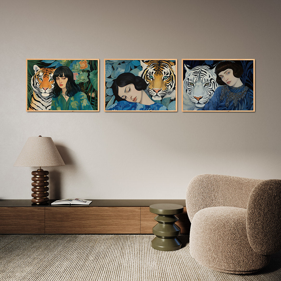 Dier en mens harmonie Posterset