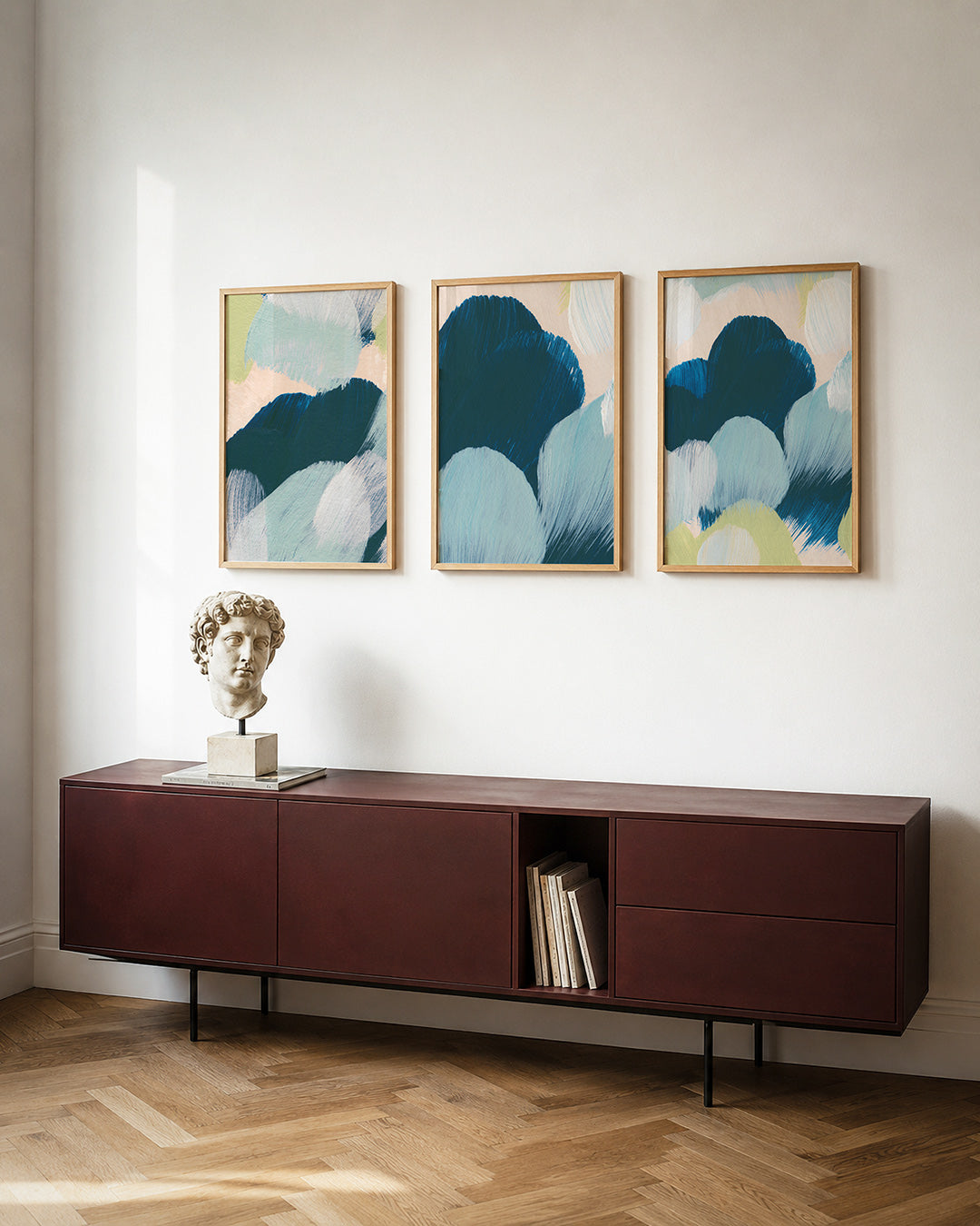 Kleurvlakken harmonie Posterset