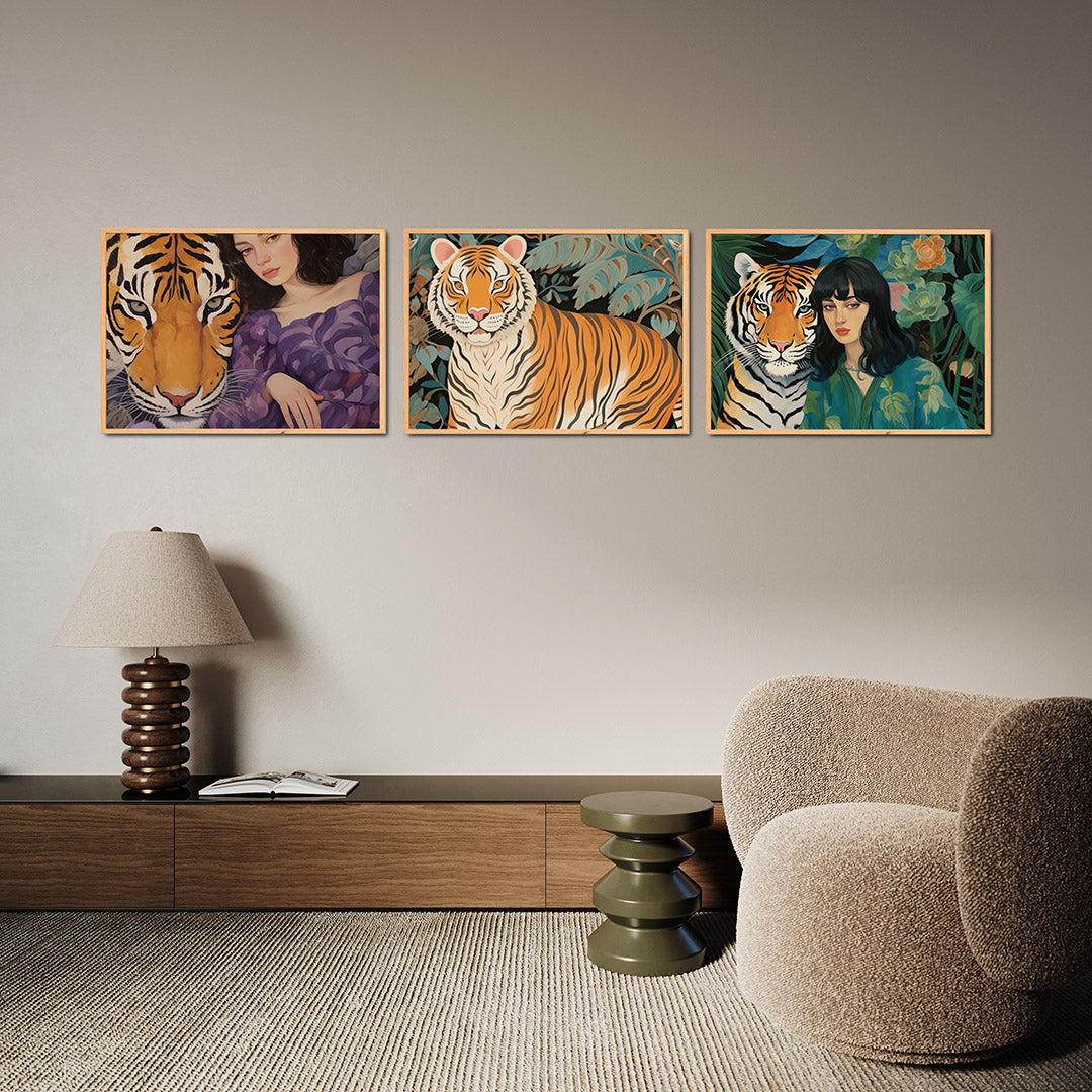 Dier en mens harmonie Posterset
