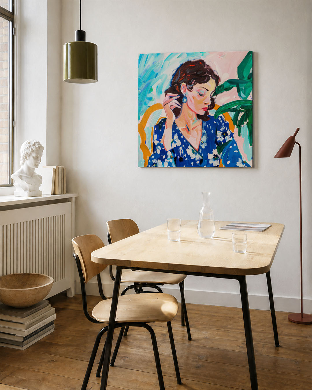 Vrouwelijk portret Kunstwerk