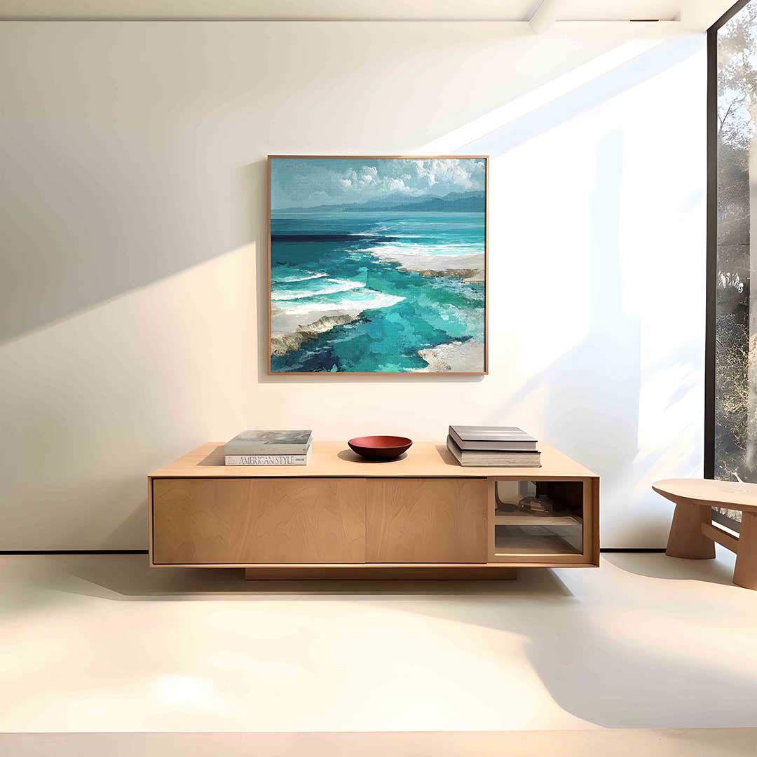 Zee en lucht Poster