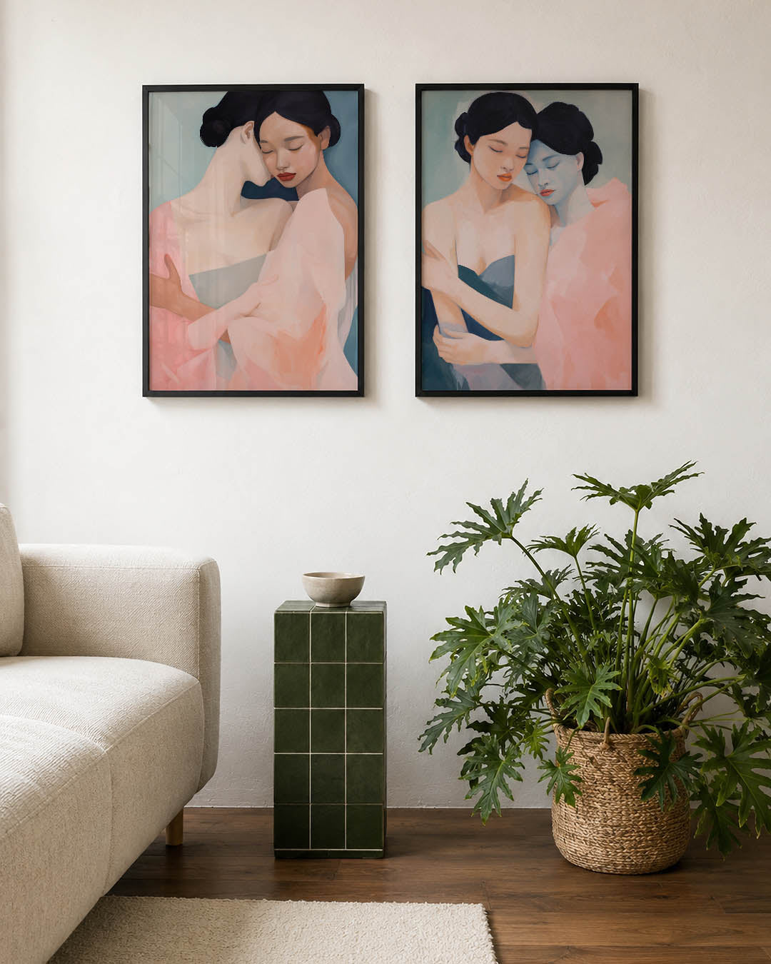 Zachte omhelzing Posterset