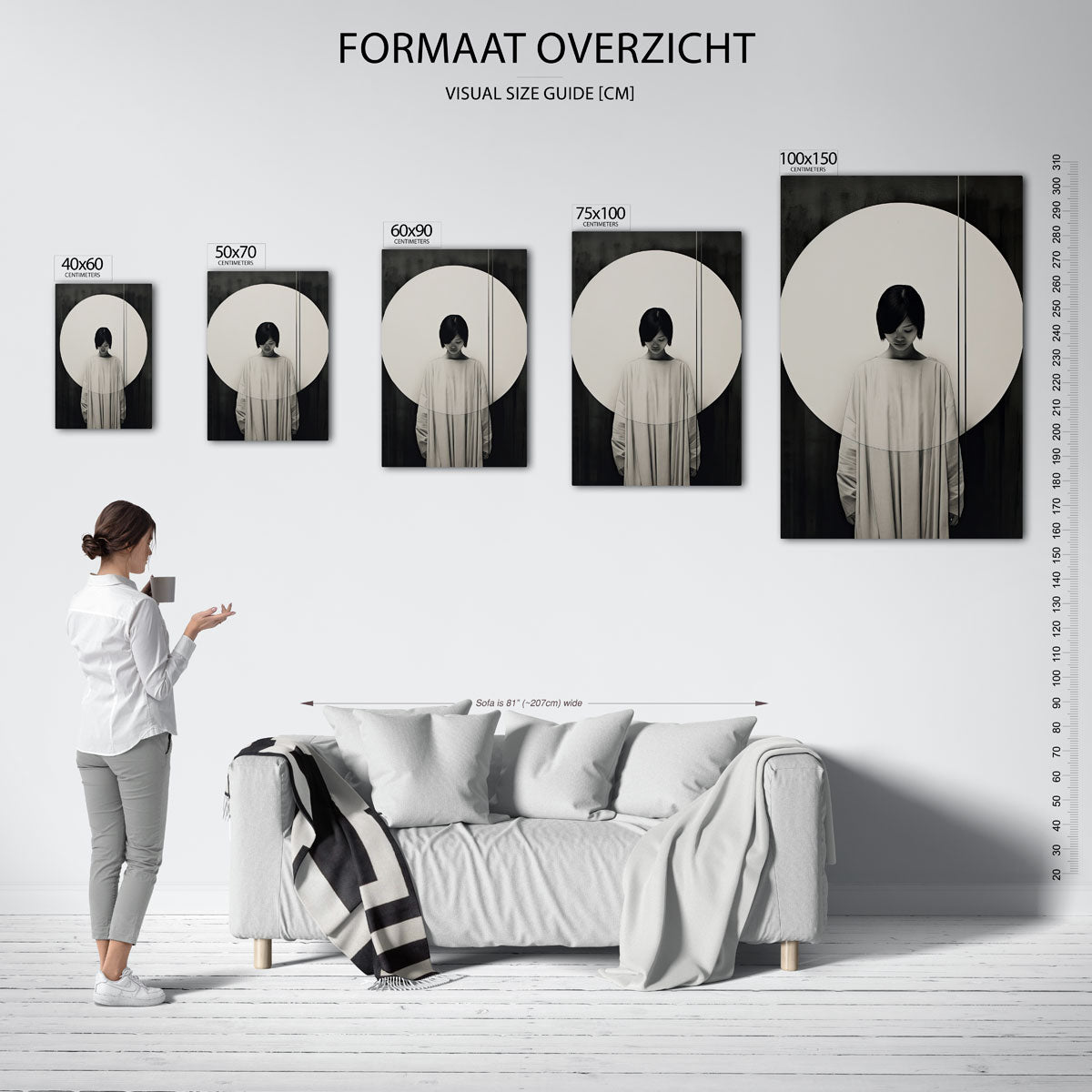 Geometrische harmonie Kunstwerk
