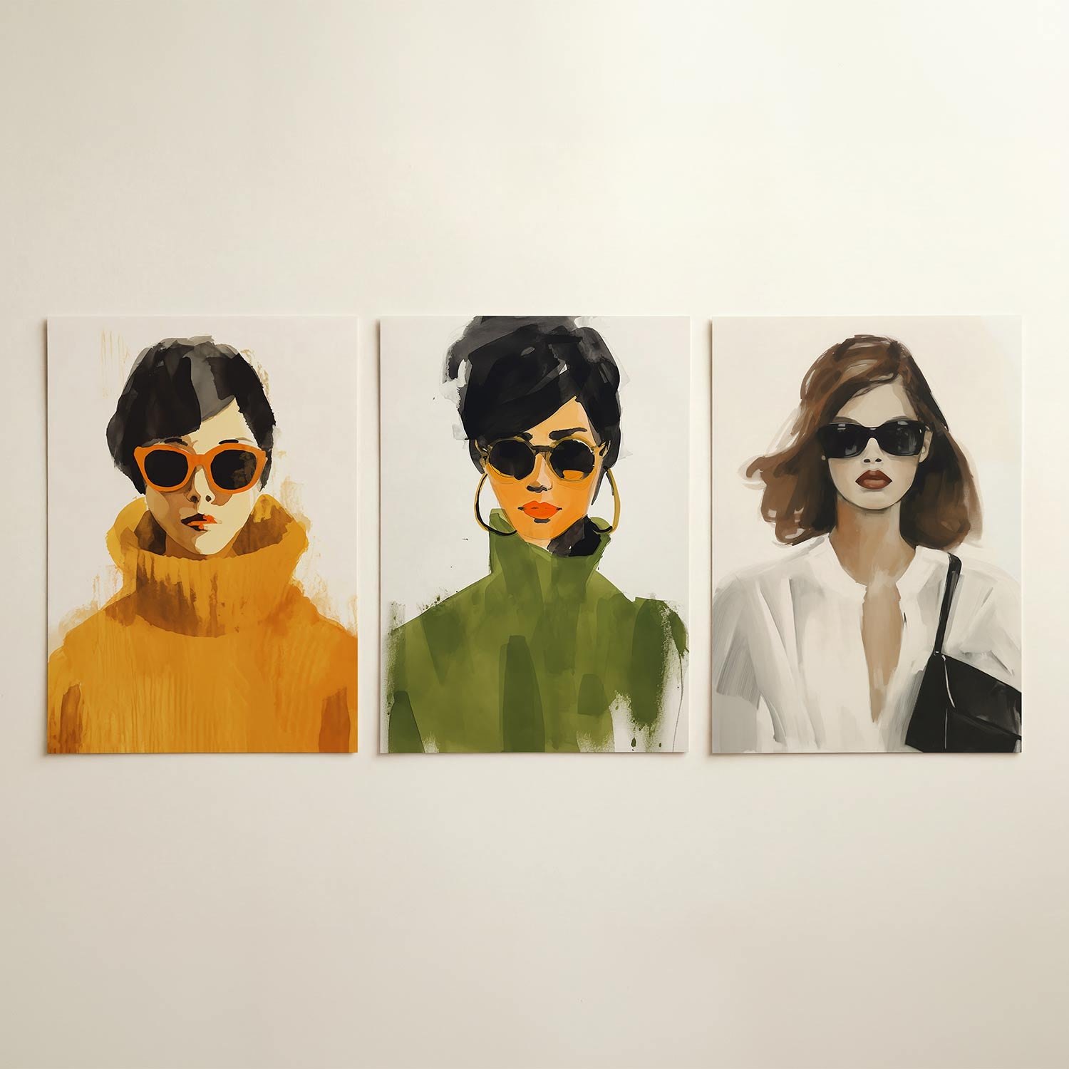 Kleur en schaduw Posterset