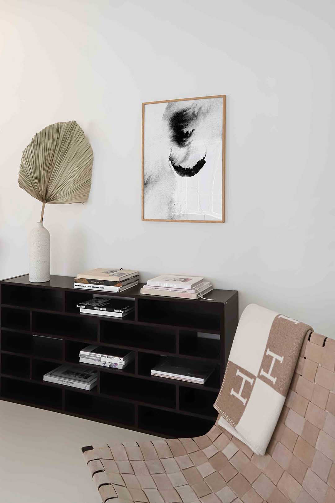 Abstracte zwart wit Poster