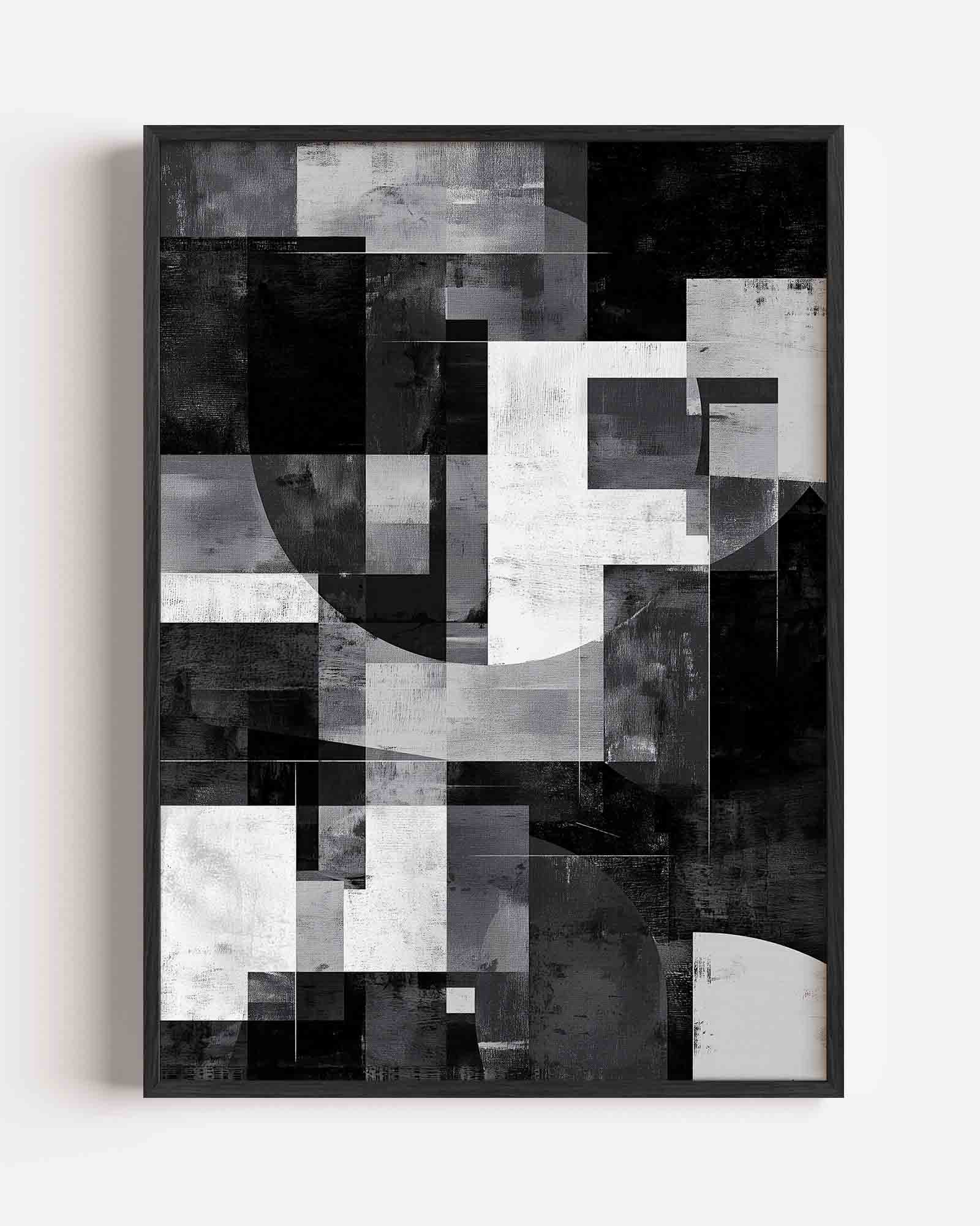 Abstracte vormen Poster