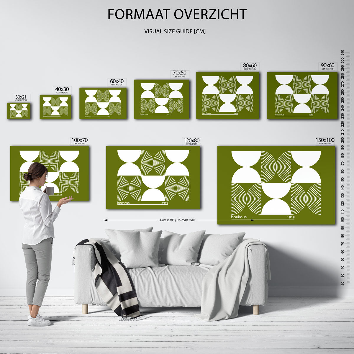 Vormen en lijnen Poster