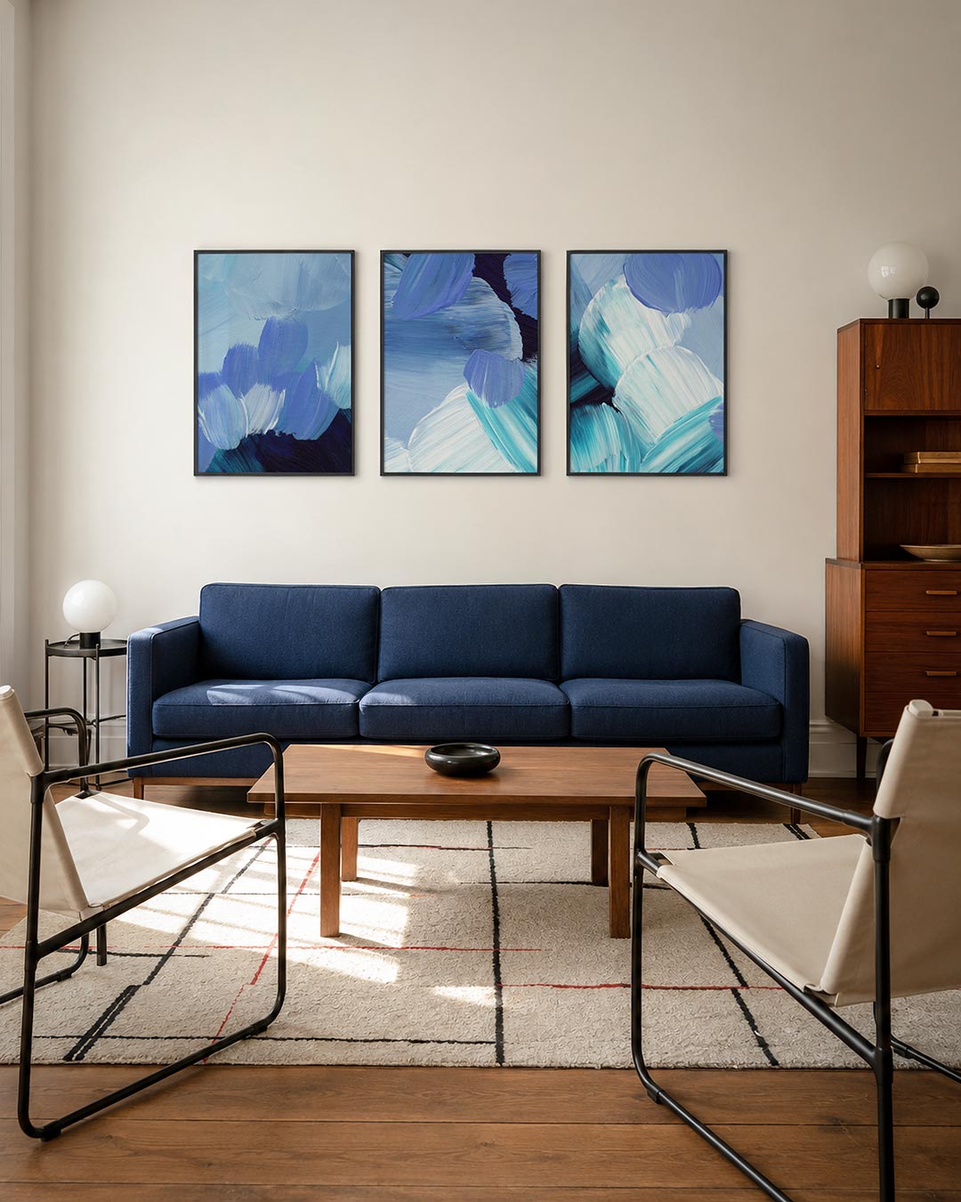 Kleurvlakken en beweging Posterset