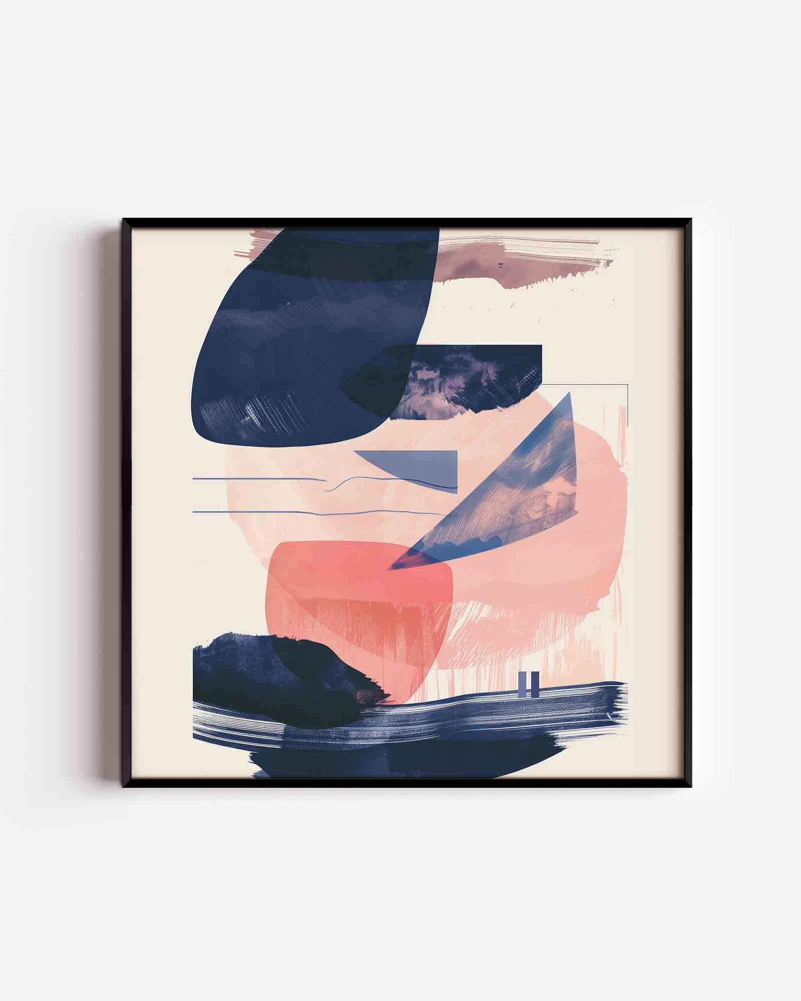Abstracte vormen Poster