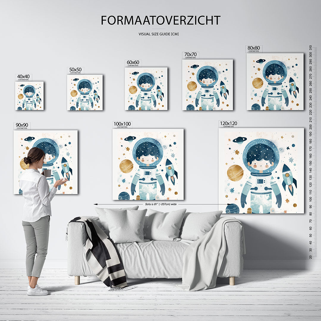Speelse ruimte illustratie Kunstwerk