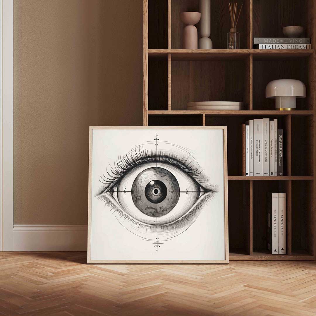 Gedetailleerd oog Poster