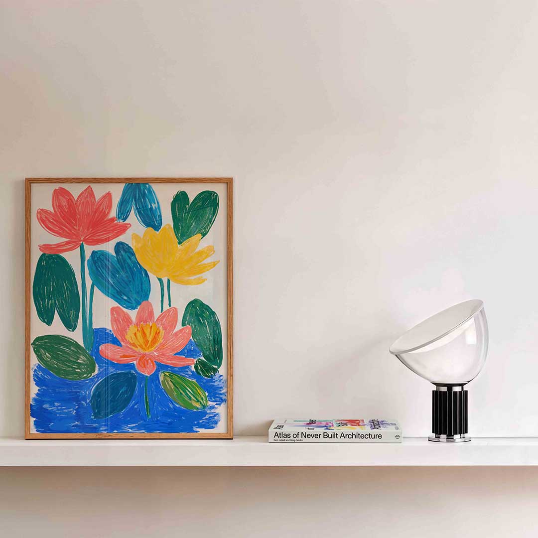 Bloemen en bladeren Poster