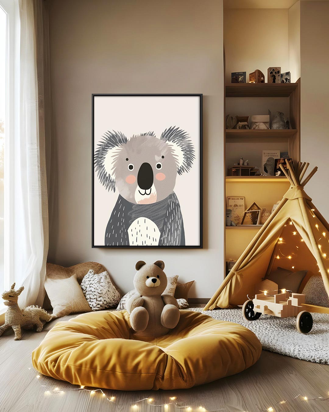 Koala illustratie Kunstwerk