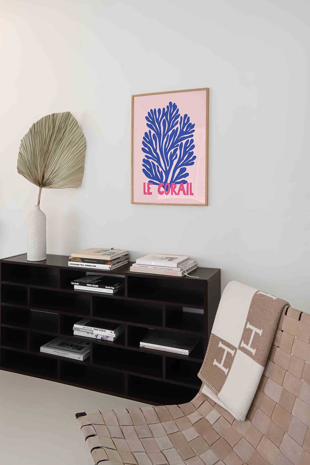 Blauw koraal Poster