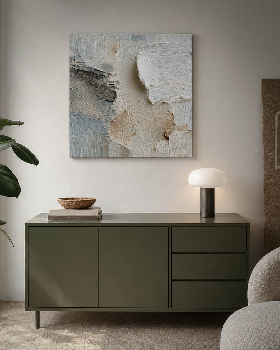 Textuur en neutraliteit Kunstwerk