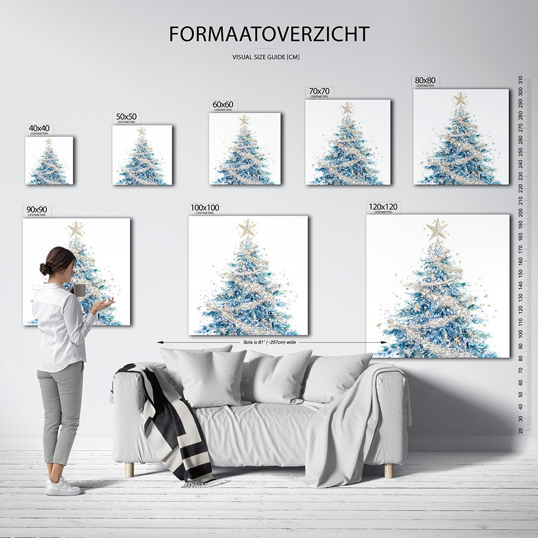 Feestelijke boom Kunstwerk
