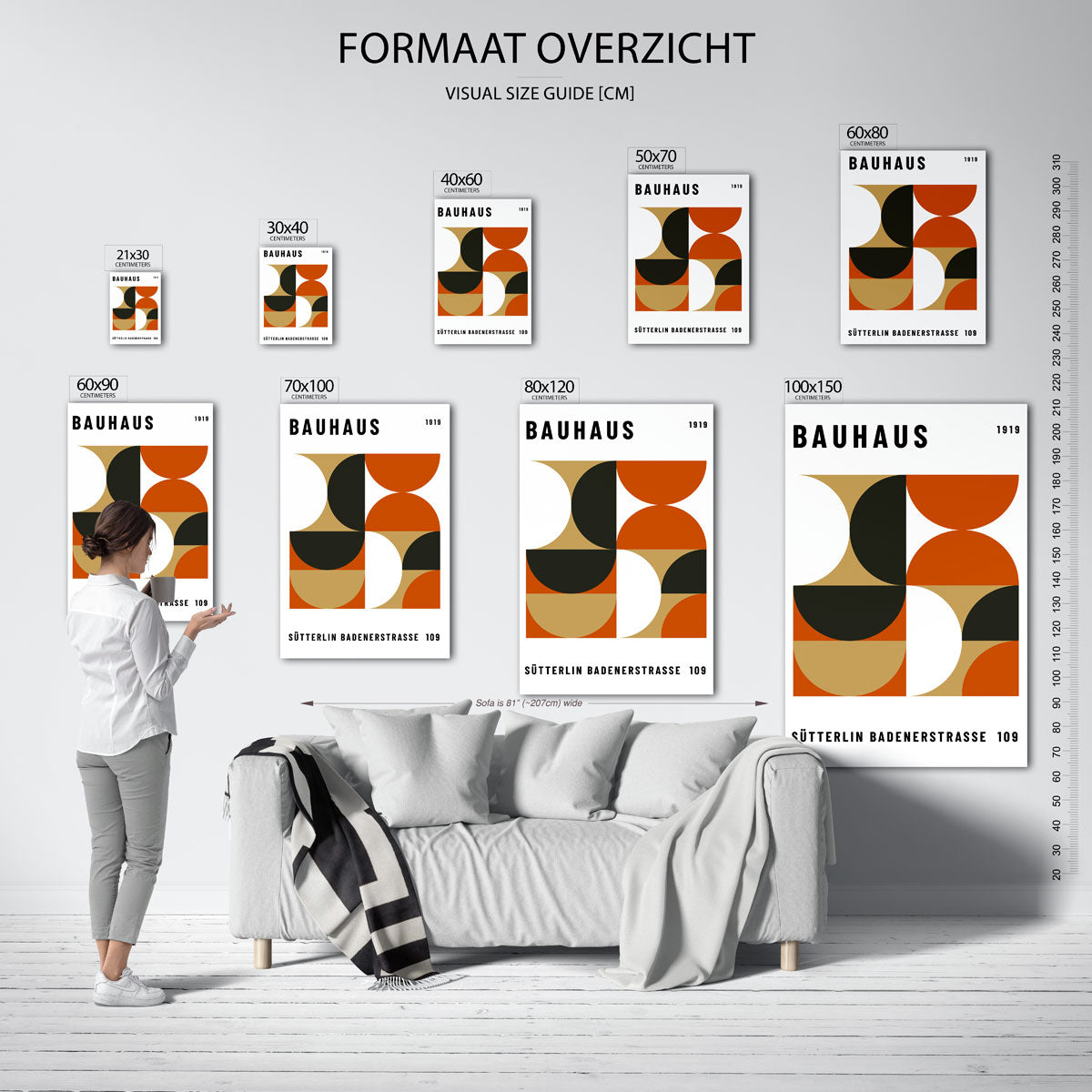 Vorm en kleur Poster