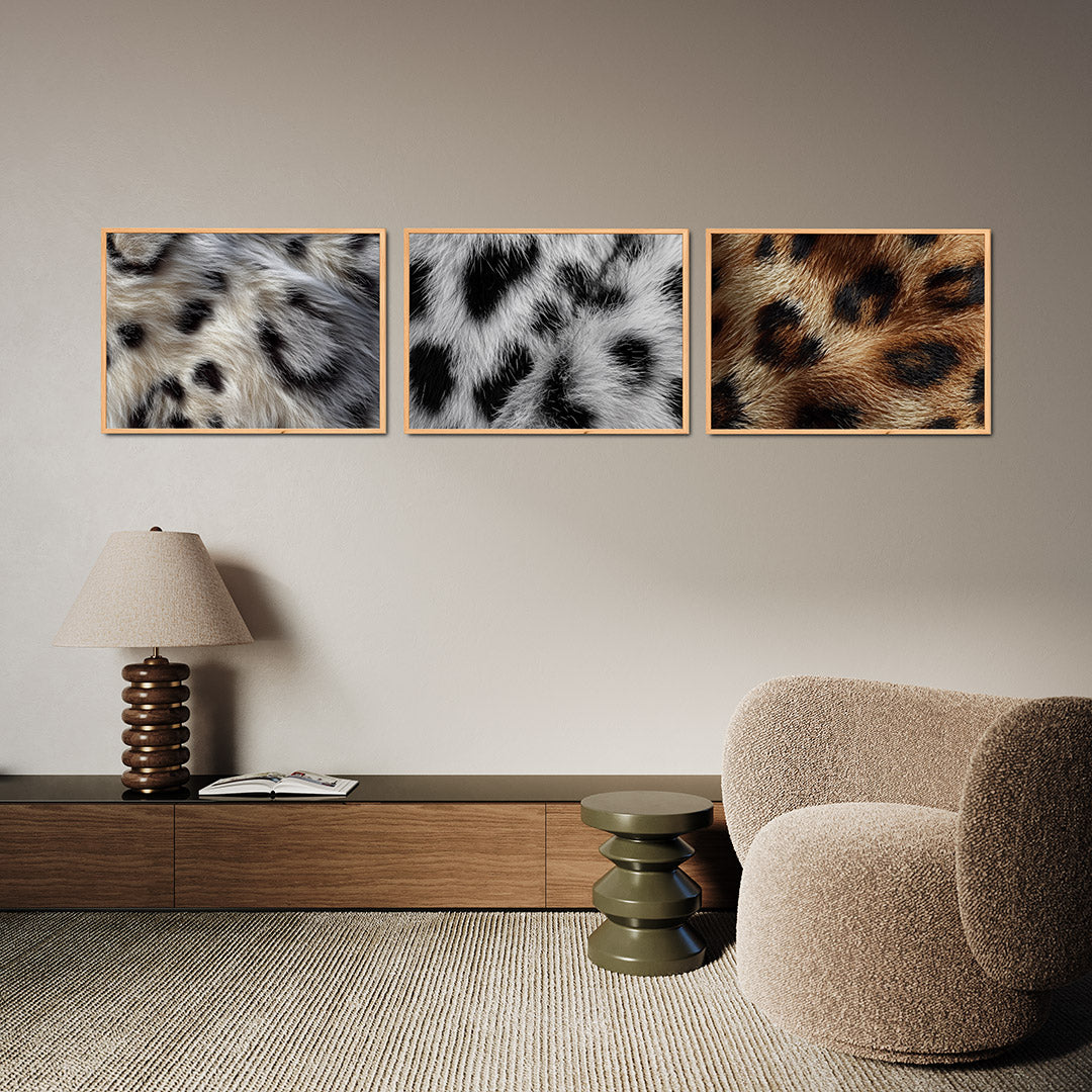 Vachttextuur en patronen Posterset