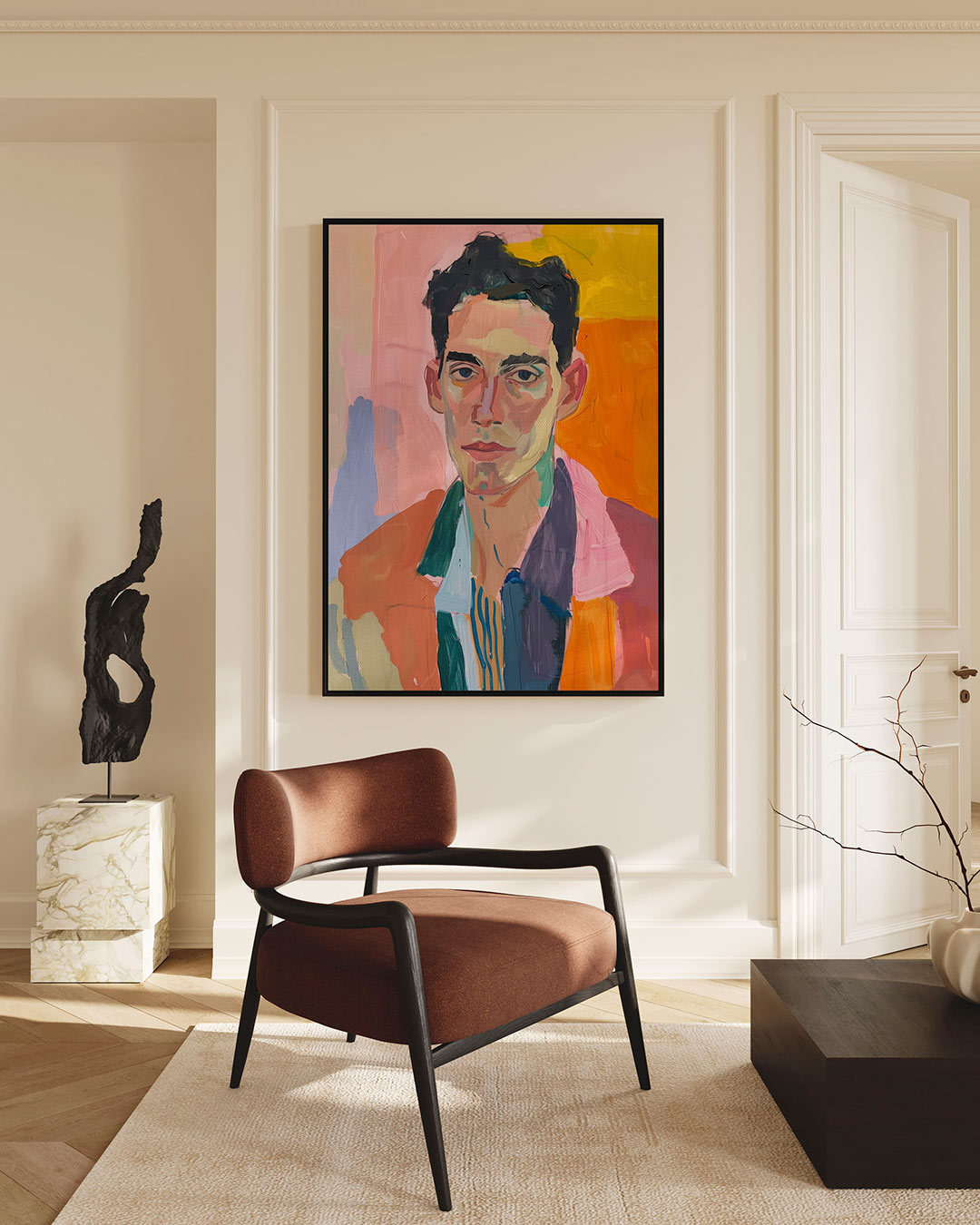 Portretstudie Kunstwerk