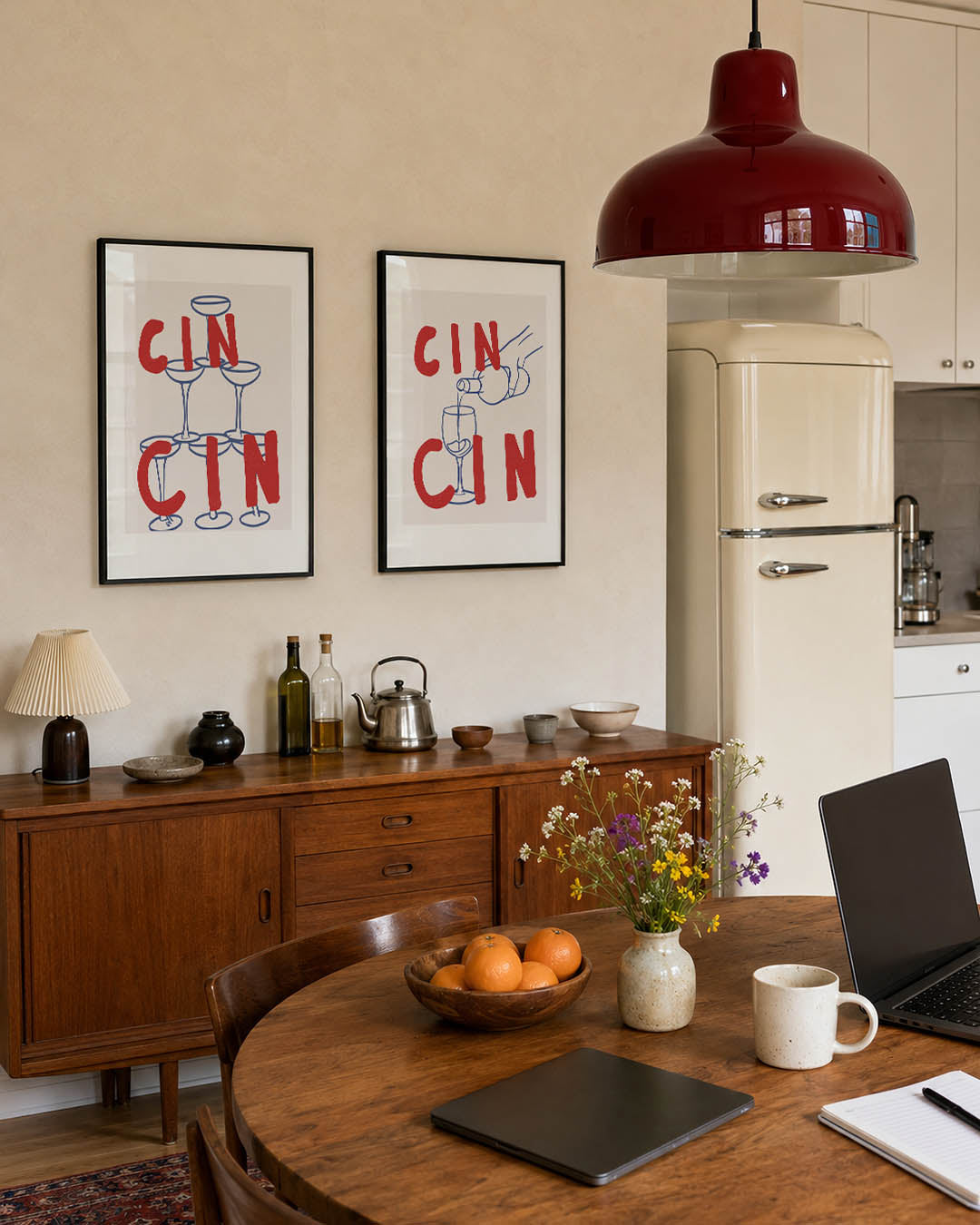 Vormen en letters Posterset