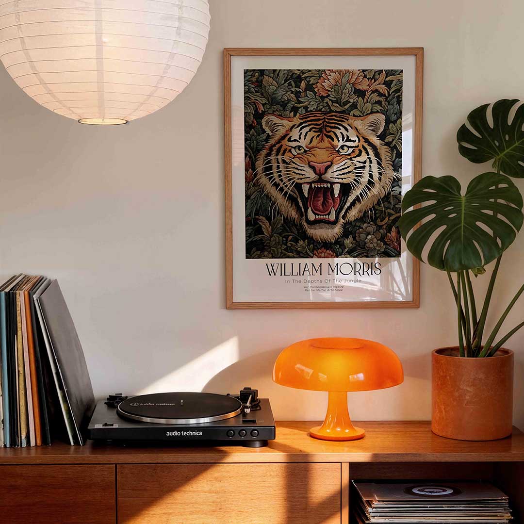 Tijger in jungle Poster