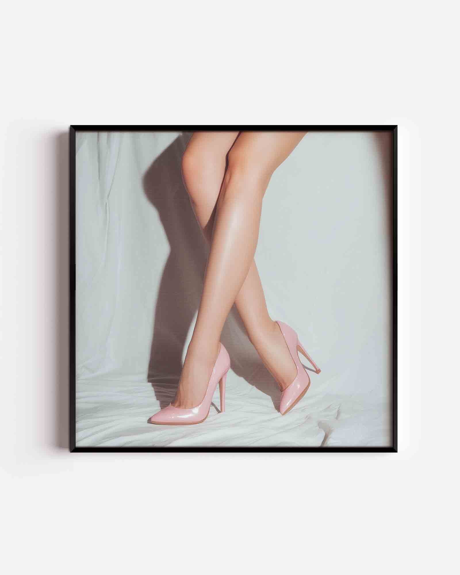 Roze hakken Poster