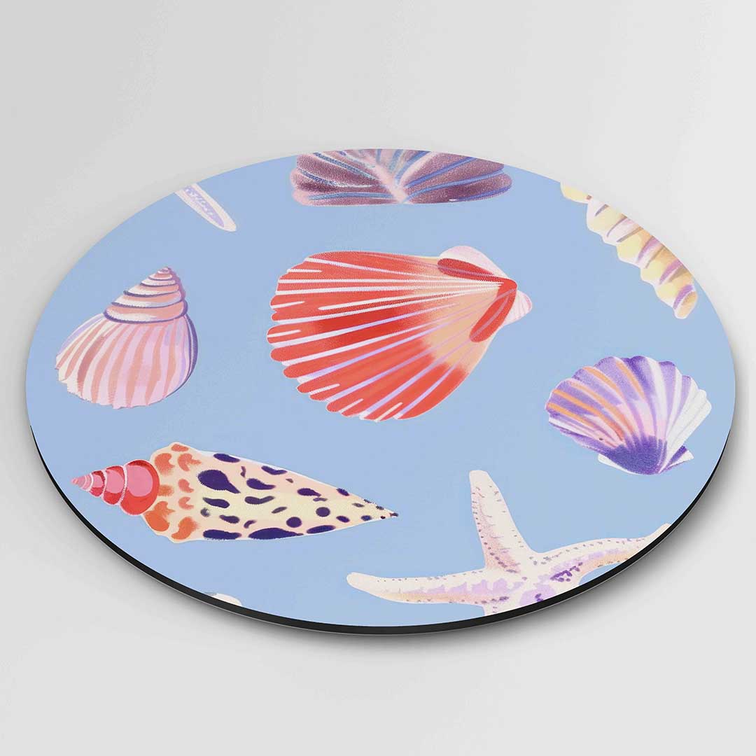 Schelp en zeester Muurcirkel