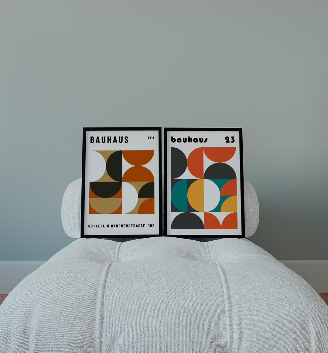 Vormenspel en kleur Posterset
