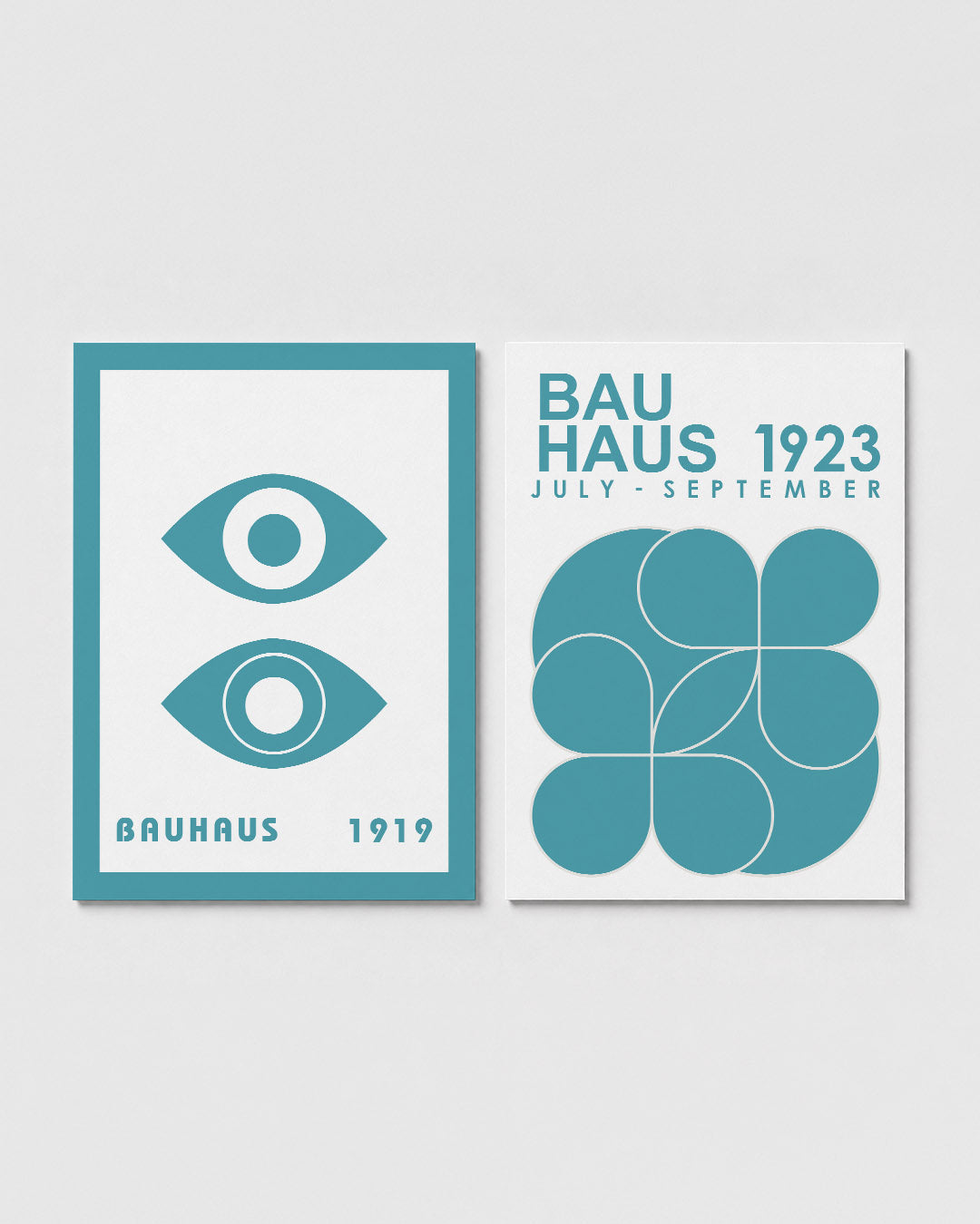 Oogvormen en lijnen Posterset