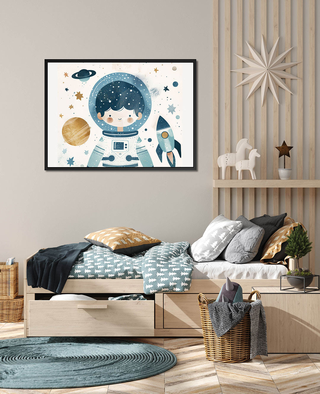 Speelse ruimte illustratie Kunstwerk