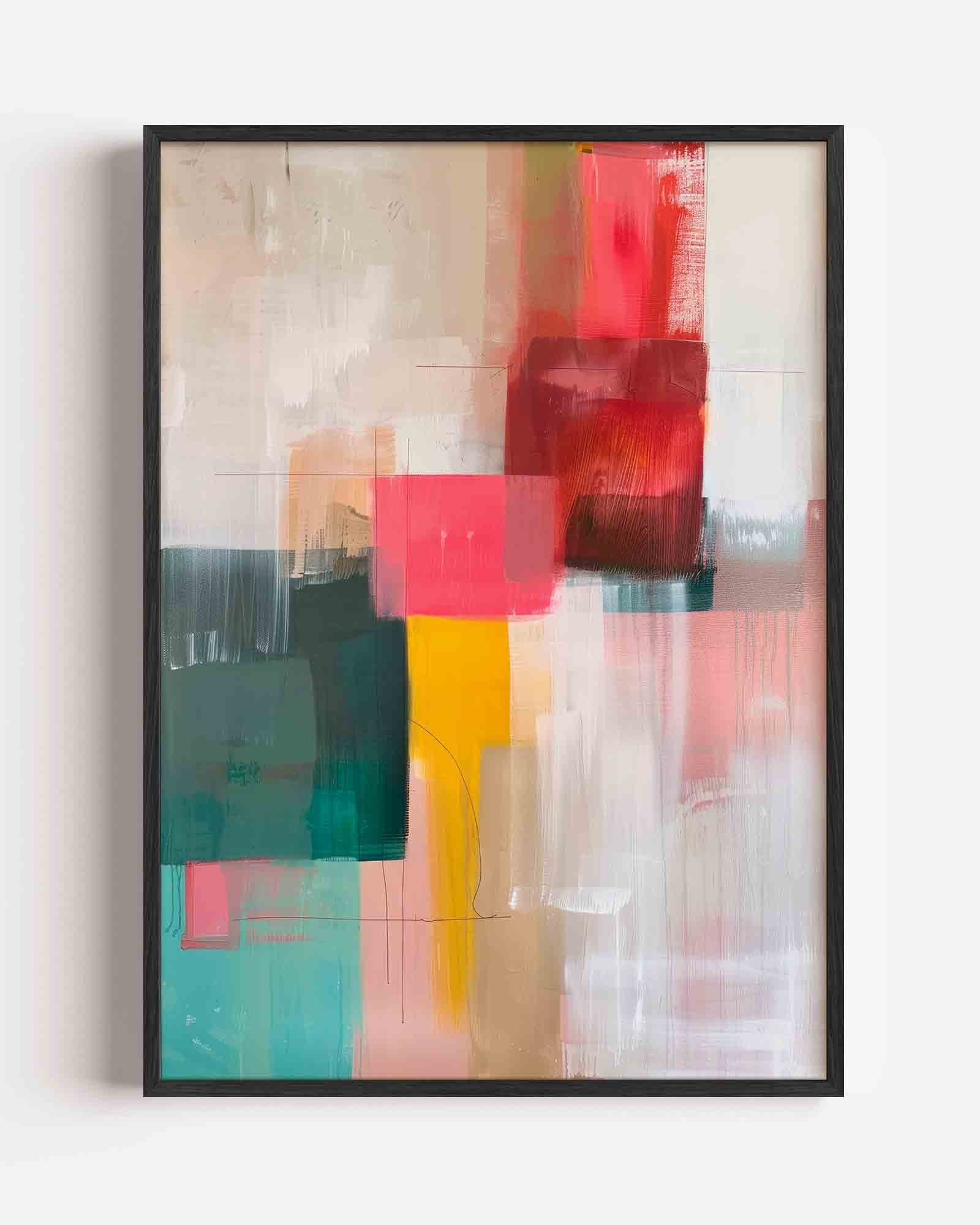 Abstracte vormen Poster