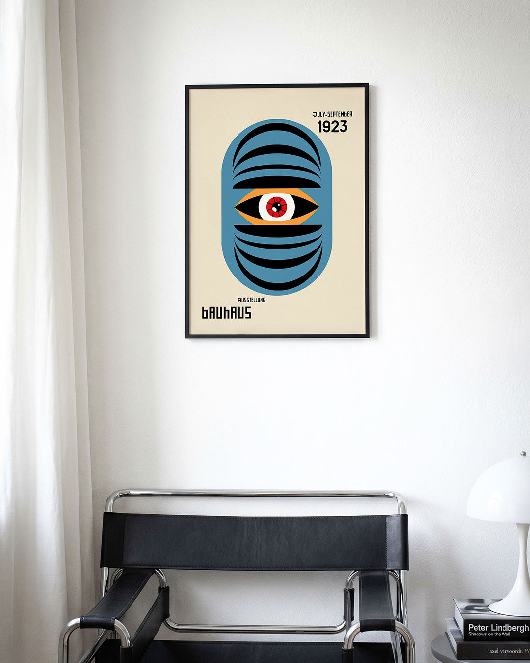 Oogvorm en lijnen Poster