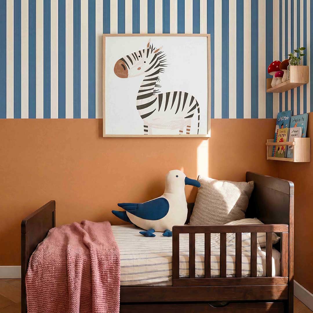 Zebra illustratie Poster