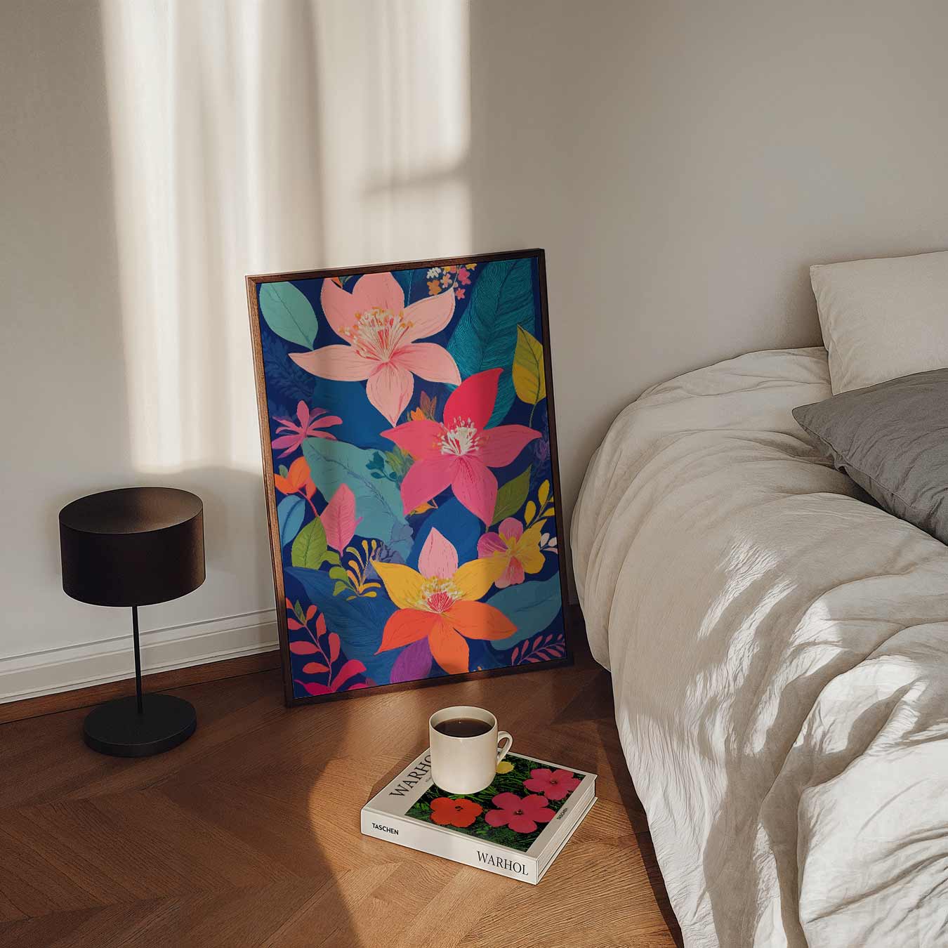 Bloemenpracht in Kleuren Poster-WallArtistic
