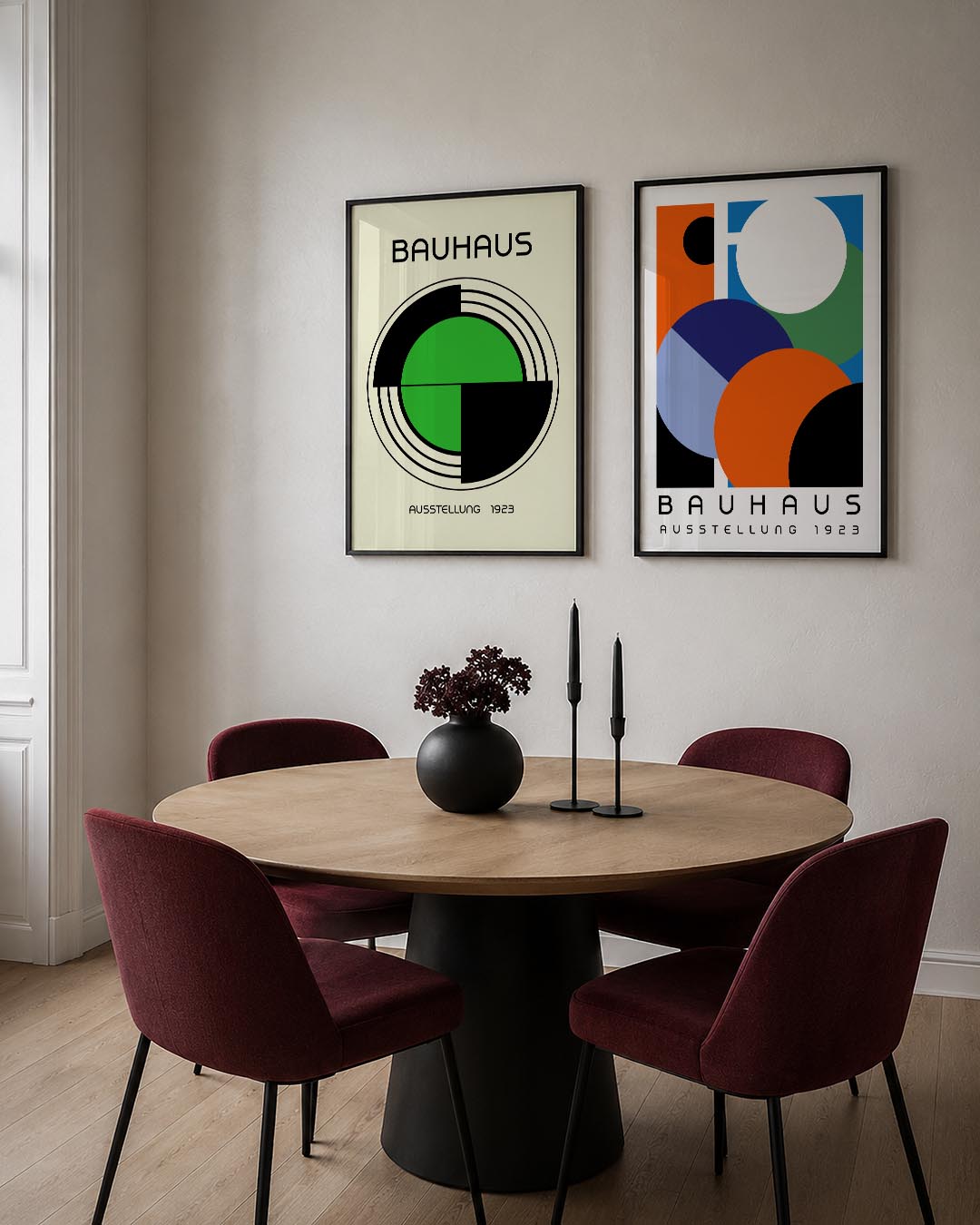 Cirkel en lijnen Posterset